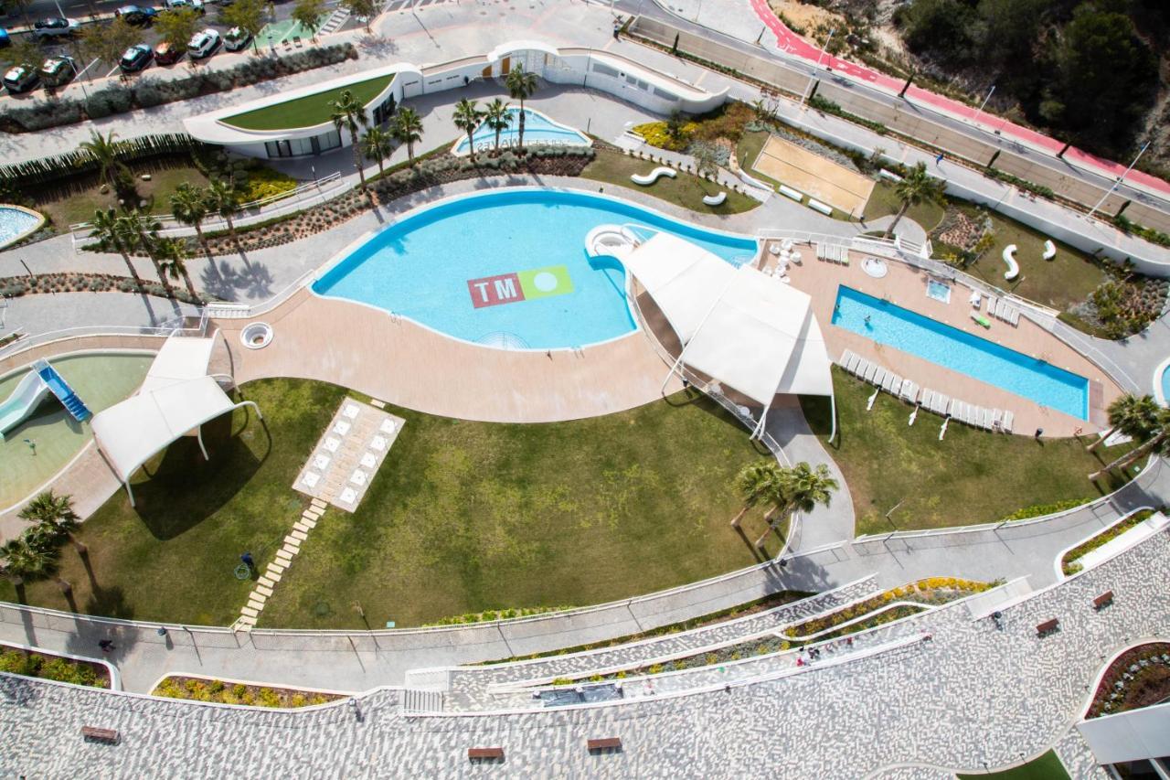 Sunset Waves Benidorm Julieta Vistas Al Mar Premium 200 Mt2 Con Jacuzzi En Terraza Apartment Exterior foto